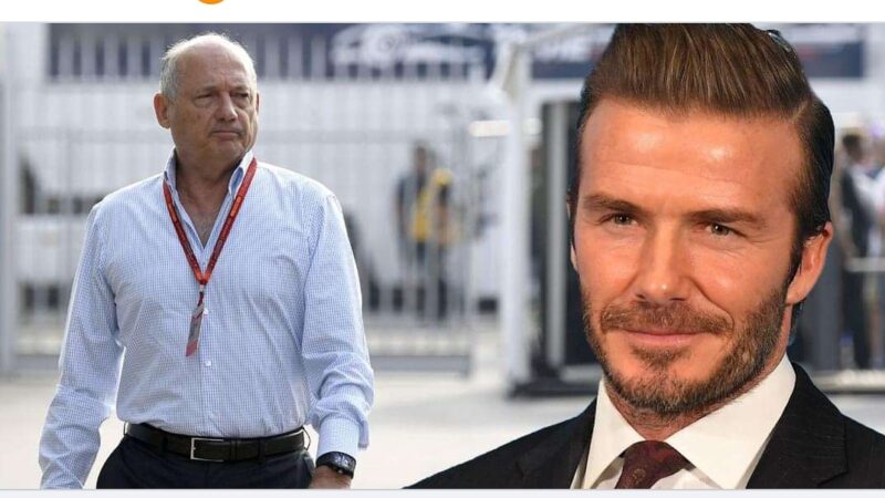 David Beckham had a heated row with former McLaren F1 team boss Ron