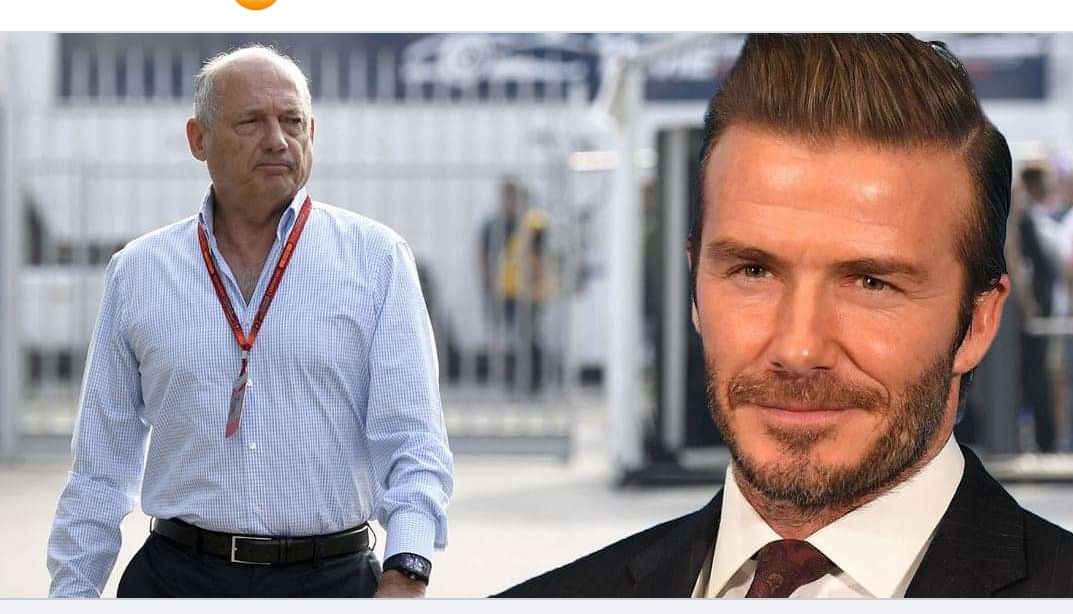 David Beckham had a heated row with former McLaren F1 team boss Ron