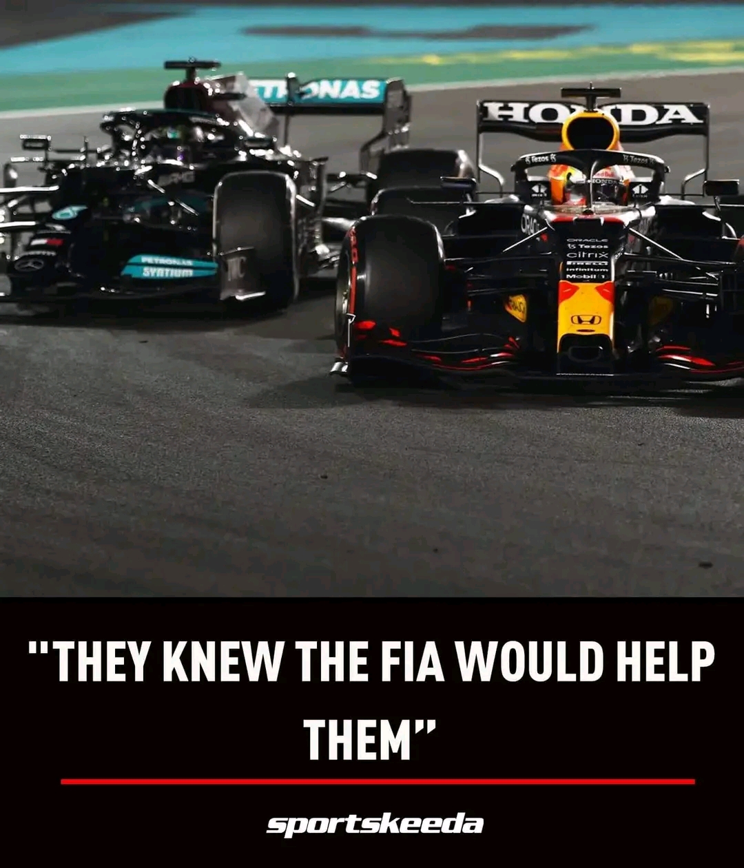 Fans react as video of Max Verstappen’s overtake on Lewis Hamilton at the 2021 F1 Abu Dhabi GP resurfaces