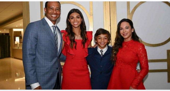 Heartwarming Photos of Proud Tiger woods, his Wife and their lovely Kids -Charlie and Sam Woods