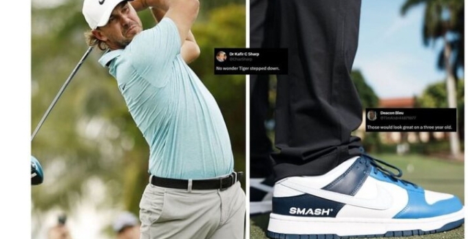 “No wonder Tiger Woods stepped down” – Fans react to Nike’s latest shoes in collab with Brooks Koepka’s LIV Golf side Smash GC