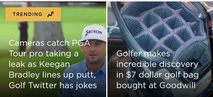 Golfer makes incredible discovery in $7 dollar golf bag bought at Goodwill