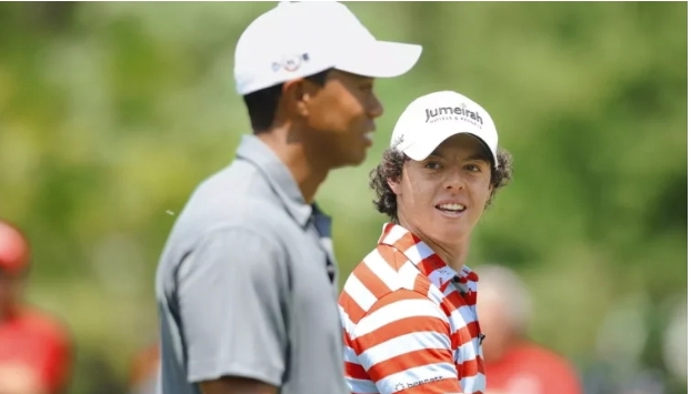 16-year-old Rory McIlroy: posed as photographer to catch a glimpse of hero Tiger Woods