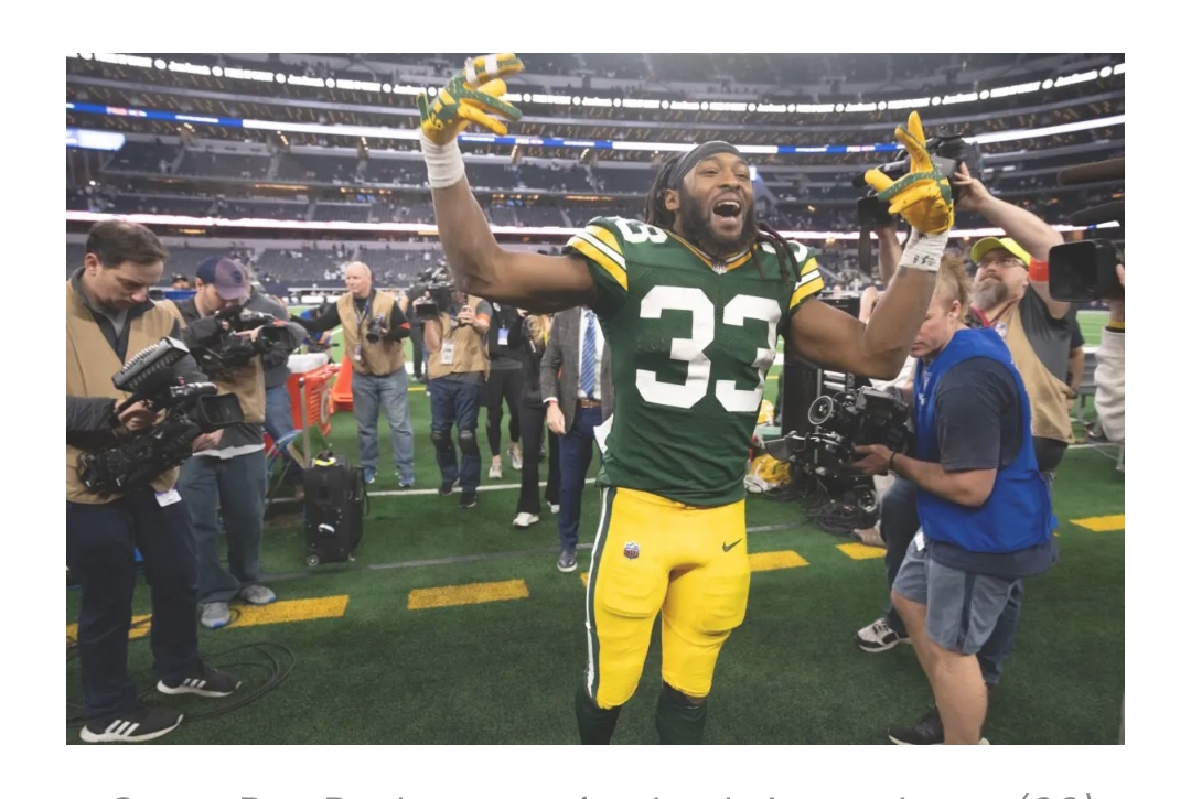 Aaron Jones Conveys Culminate Message To Green Inlet Packers’ Haters After Dallas Ranchers Win