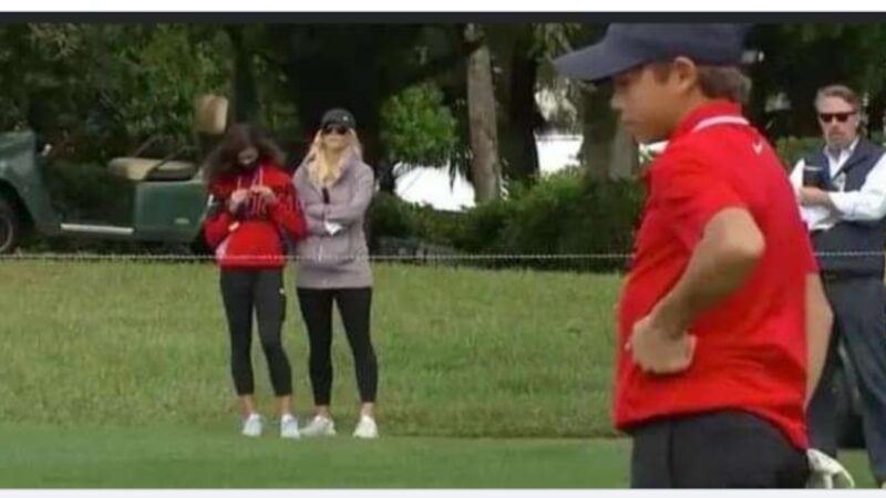 Tiger Woods’ ex-wife Elin Nordegren came to see Charlie at the PNC Championship