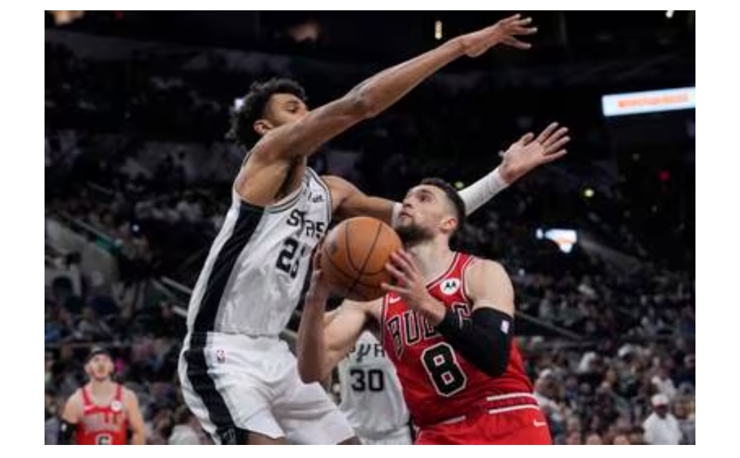 Chicago Bulls struggle to a 122-116 win against the lowly San Antonio Spurs, who sat rookie Victor Wembanyama