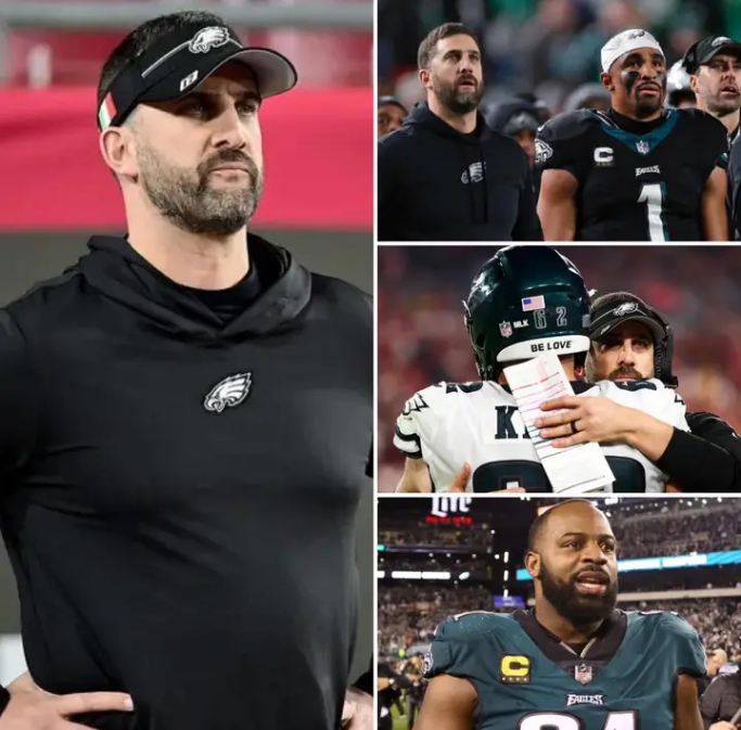 Jalen Hurts, Jason Kelce & Fletcher Cox all publicly endorsed Eagles Coach Nick Sirianni today