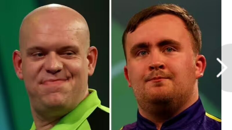 Michael van Gerwen has dismissed Luke Littler’s “unfair” claims about the Bahrain match