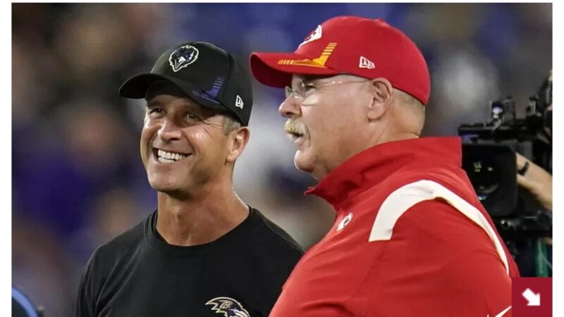 AFC title game means reunion for John Harbaugh, Andy Reid, who coached together in Philadelphia