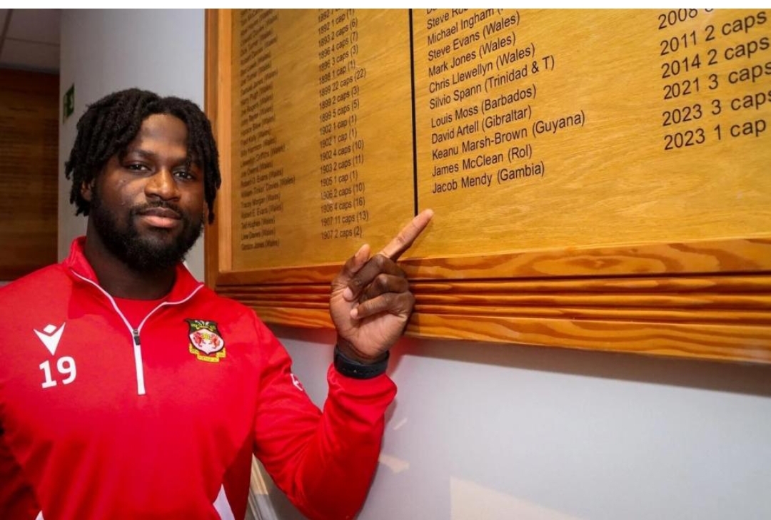 Good news for Wrexham as Wrexham wing-back Jacob Mendy 