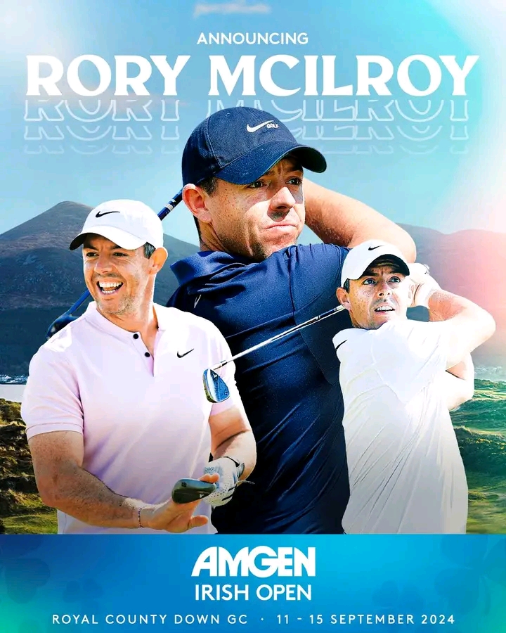 🚨🗣️ Rory McIlroy is back for the Amgen Irish Open! ☘️
