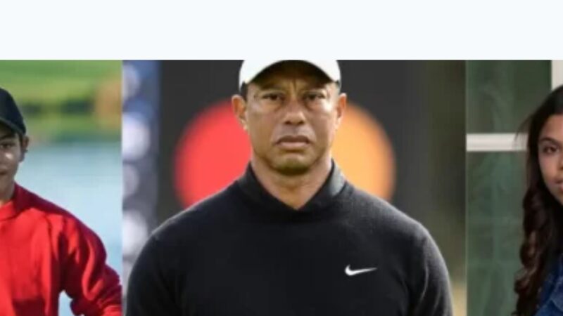 Tiger woods with a surprise move in his