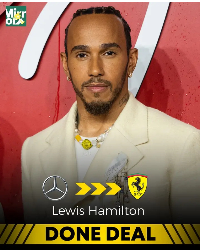 🚨🚨 It’s official! Lewis Hamilton joins Ferrari for 2025! 💥