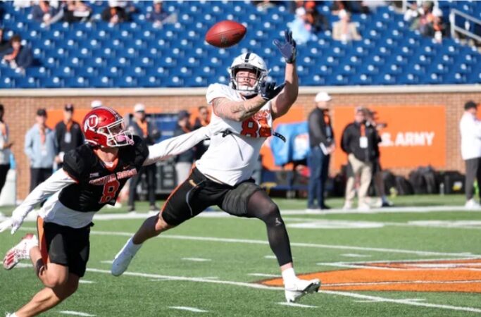 Reese’s Senior Bowl Interview: TE Theo Johnson has the size and speed to succeed in the NFL