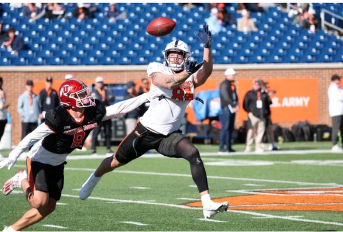 Reese’s Senior Bowl Interview: TE Theo Johnson has the size and speed to succeed in the NFL