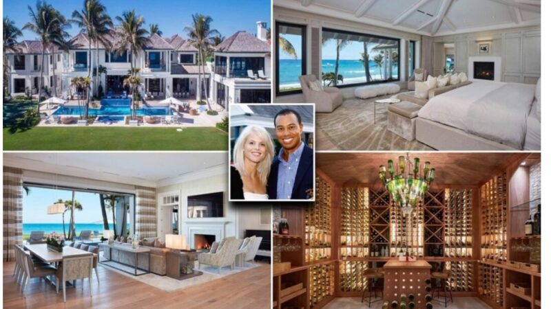 Tiger Woods’ ex Elin Nordegren’s luxury $80 million Palm Beach mansion FINALLY nearing completion after three years