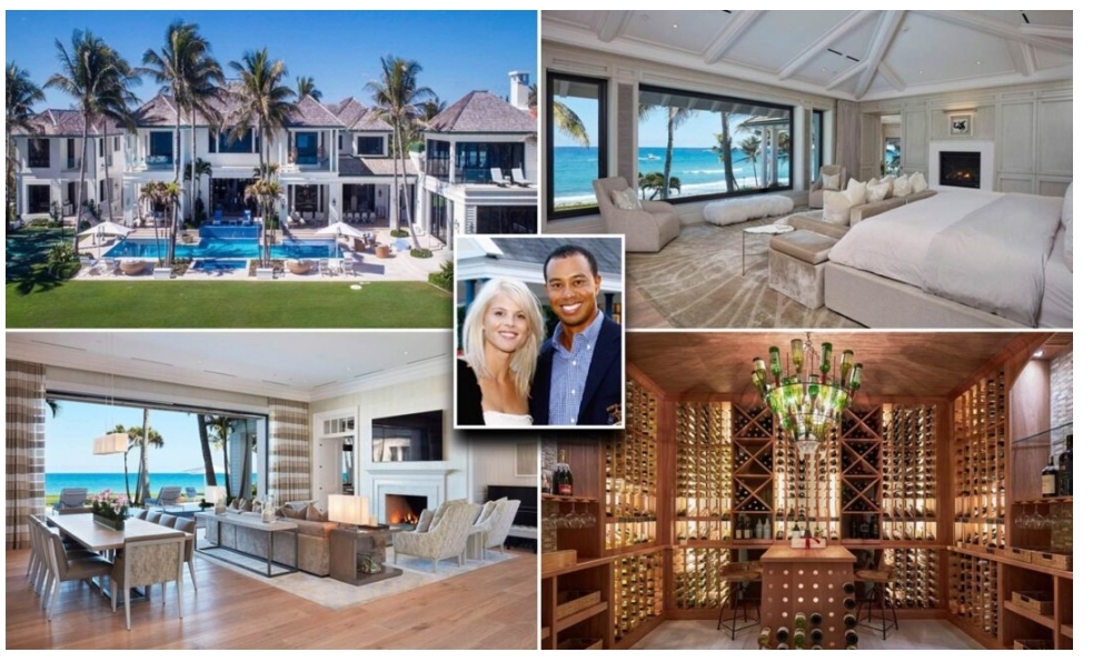 Tiger Woods’ ex Elin Nordegren’s luxury $80 million Palm Beach mansion FINALLY nearing completion after three years