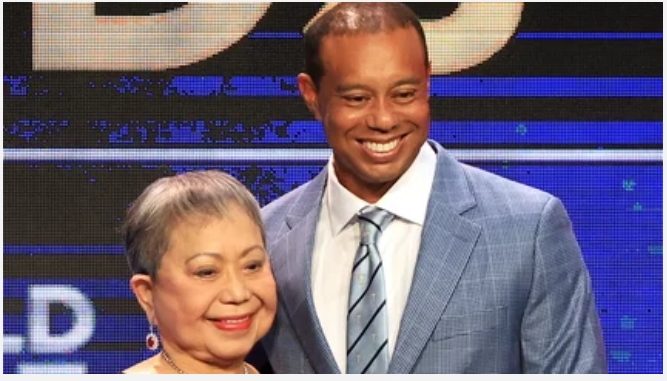 Congratulations to Tiger woods mother as she celebrates her 75th year birthday….