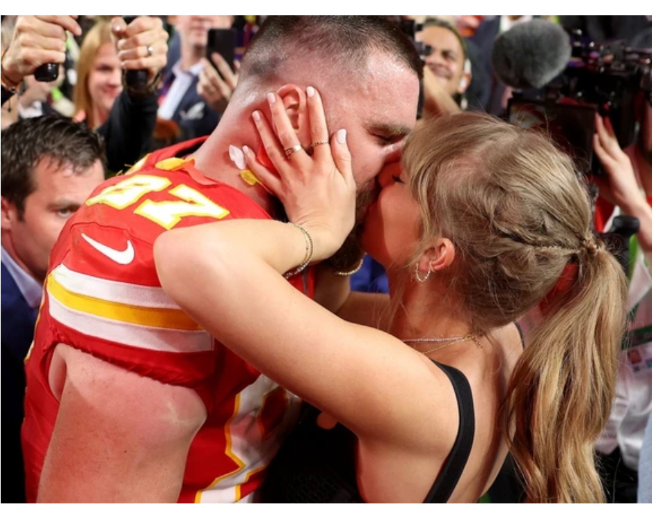 NFL reveals what Taylor Swift said to Travis Kelce after Super Bowl 58 win