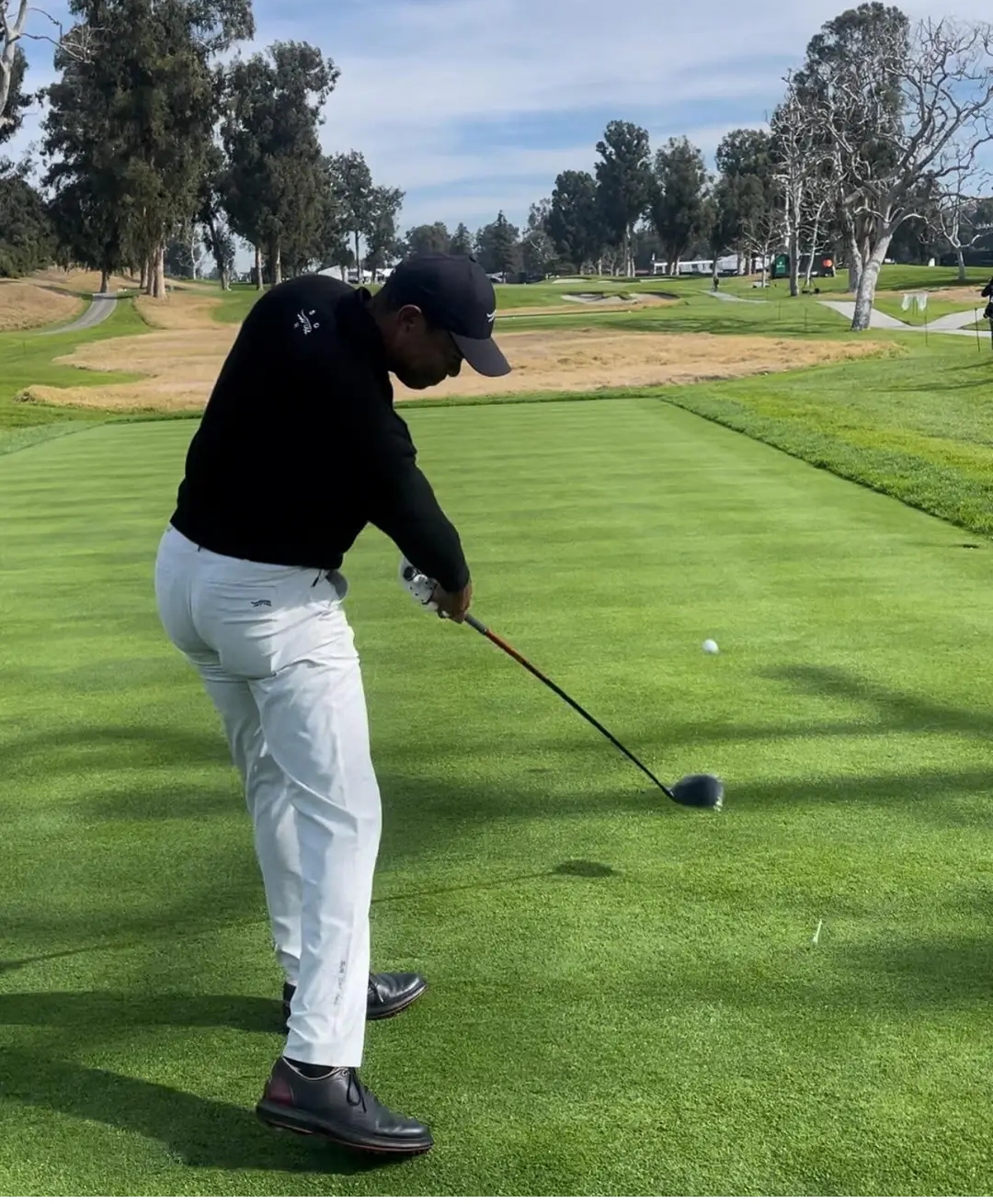 Tiger takes on Riviera in Sun Day Red.