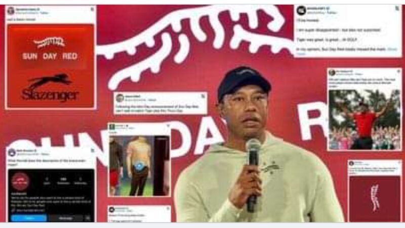 Breaking news: Why is it still so unbelievable? On social media, some are criticizing Tiger Woods’ new logo.