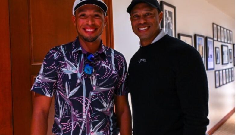 Golf legend tiger woods is an idol to many young golfer