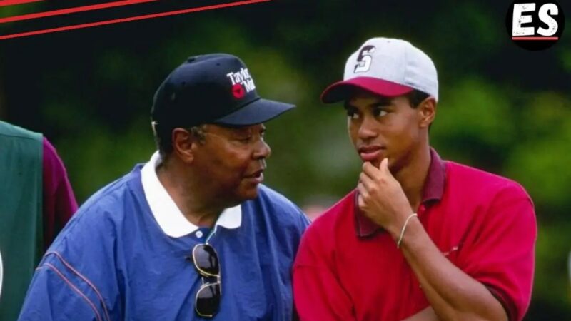 tiger woods as finally describe his dad oh like father like son