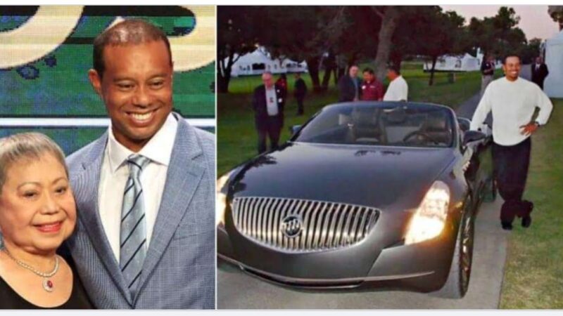 Tiger woods @ 80: Happy birthday to tiger woods mum as he surprised her with a car..