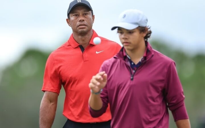 Tiger Woods’ son Charlie Woods takes first step towards serious golf career on PGA Tour