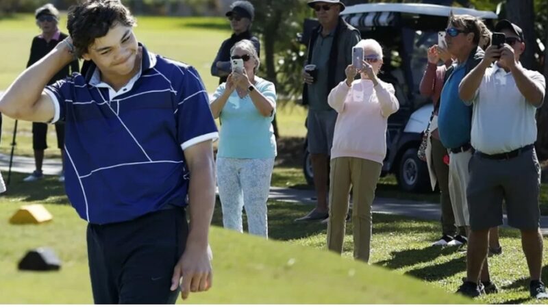 Tiger Woods’ son Charlie attacked by fans during PGA Tour qualifier