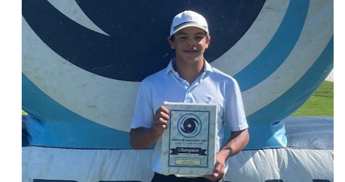 CONGRATS TO:CHARLIE WOODS WINS THE HURRICANE JUNIOR GOLF TOUR’S MAJOR CHAMPIONSHIP