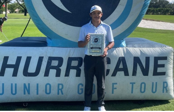 CHARLIE WOODS WINS THE HURRICANE JUNIOR GOLF TOUR’S MAJOR