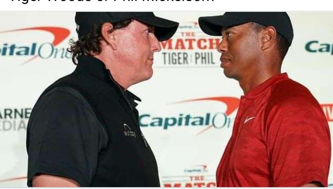 no golfer is better me both past and present tiger woods said after he was challenged