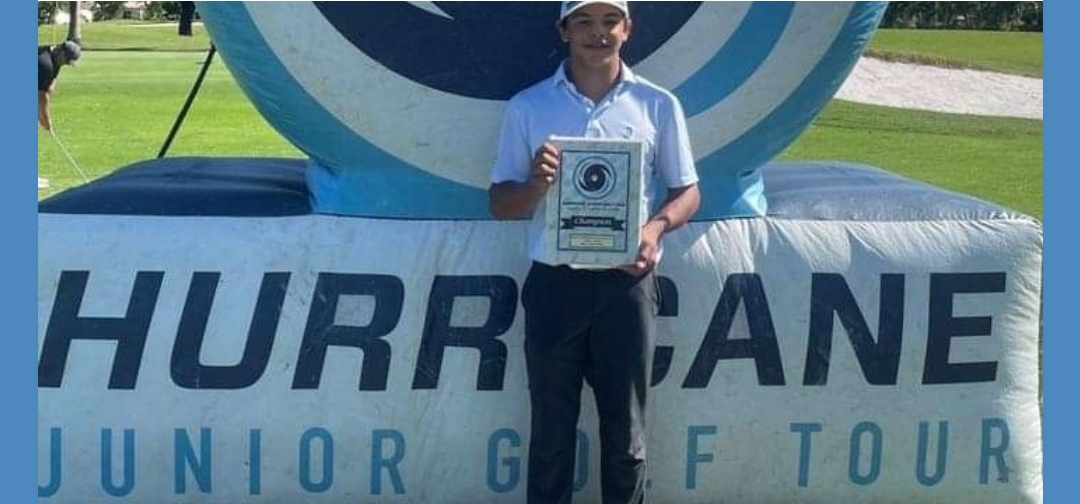 CHARLIE WOODS WINS THE HURRICANE JUNIOR GOLF TOUR’S MAJOR