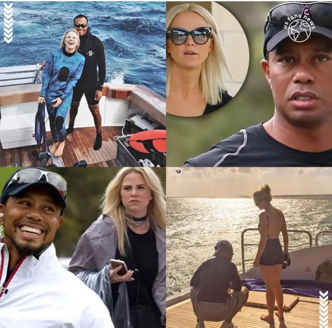 Tiger Woods and Kristin Smith were suddenly spotted hanging out at the beach together, are they back?