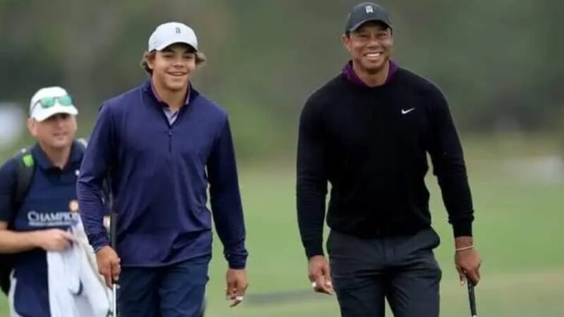Say something about this two tiger woods and charlie woods