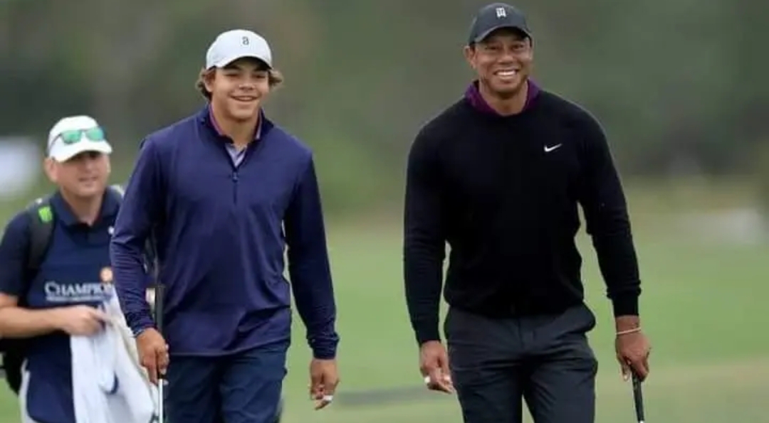 Say something about this two tiger woods and charlie woods