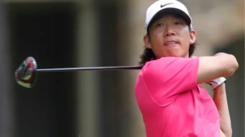 Anthony Kim has rusty welcome back to golf after 12 years away. He trails Rahm by 14