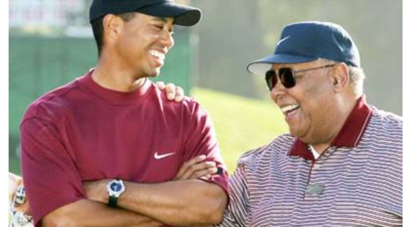 Congratulations: tiger woods celebrating his father’s birthday with unexpected gift