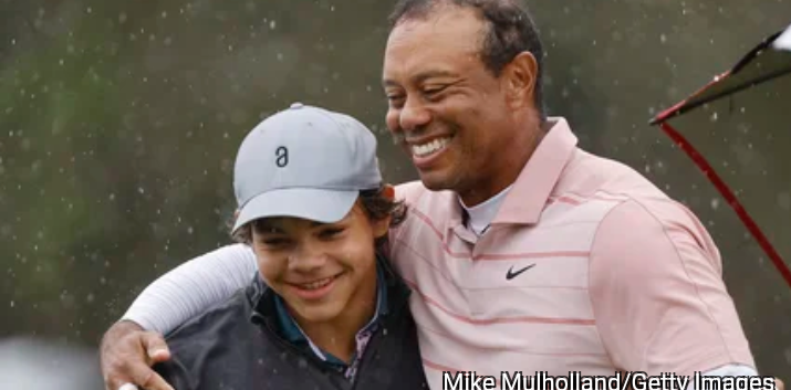 Tiger Woods’ Son Charlie Had A Wild Interaction With Overzealous Fans On The Golf Course