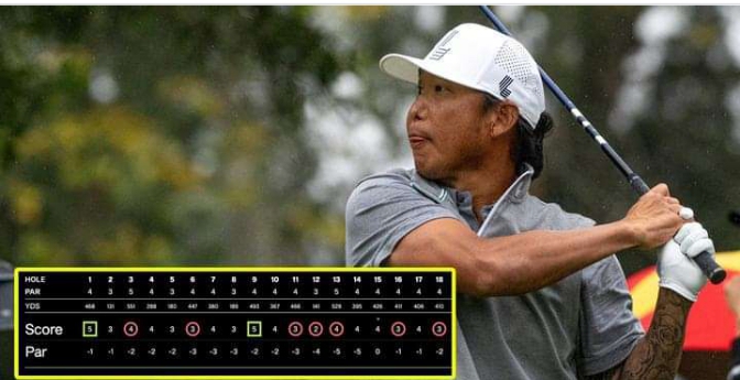 Anthony Kim cards his best round yet, and it wasn’t close