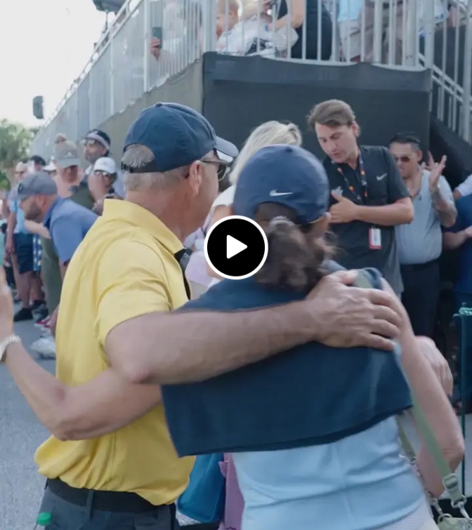 “Thank you for letting me watch you work. I’m going to cry, Scottie. Proud of you.” – Scott Scheffler  Said an emotional fan.🤔