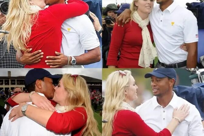 Love is in the air: Reactions as tiger woods is being spotted kissing ex, are they finally back together? 🤔