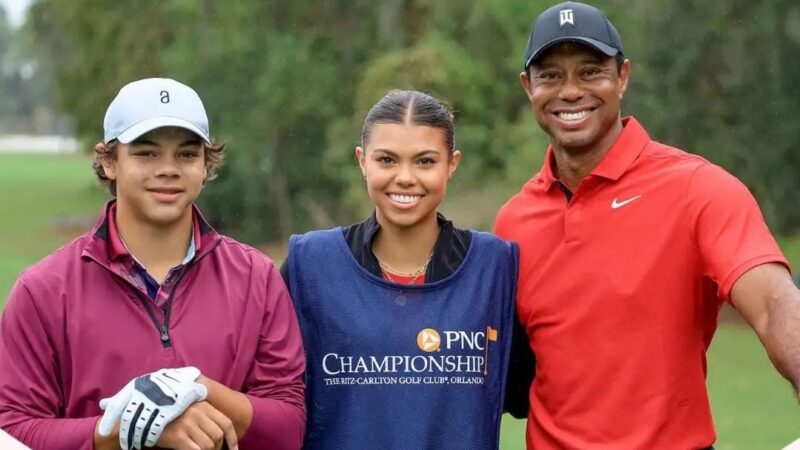 Sam woods said Tiger Woods is not just an excellent golfer but also an excellent father to his children🏌️