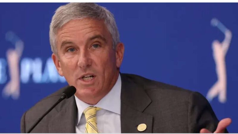 🚨PGA Tour boss Jay Monahan booed by fans at Players Championship prize ceremony