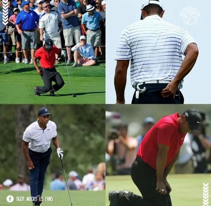 Tiger Woods collapsed on the field, causing the organizers to quickly turn off the camera 📷