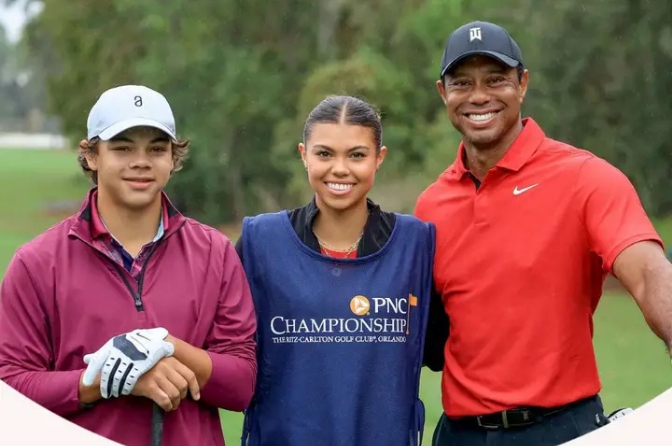 Tiger Woods is not just an excellent golfer but also an excellent father to his children🏌️