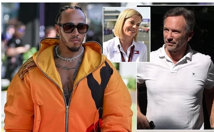 Lewis Hamilton slams ‘terrible’ F1 environment where women are ‘fired for complaining’ amid Christian Horner’s Red Bull ‘sex text’ scandal…. as he voices support for Susie Wolff’s legal action against the FIA