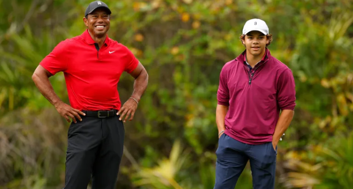 Tiger Woods Spotted Watching Son Charlie As He Makes AJGA Debut