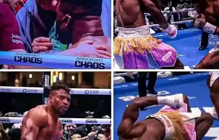 ‘He cheated and i discovered’, Francis Ngannou provide fresh evidence confirm Anthony Joshua’s Victory to be rigged, 😎😎😎 (Full Details In Comment 👇)